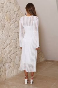 Washed Up Maxi Dress White sold by Hello Molly