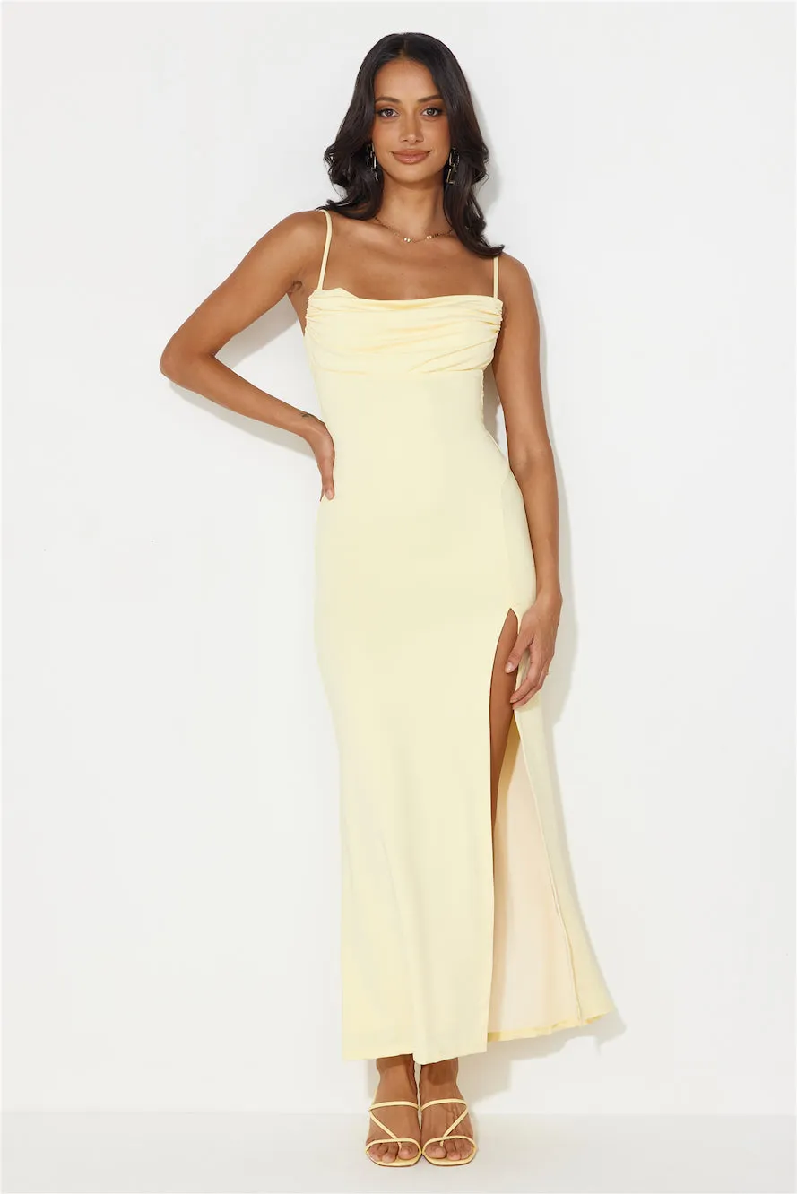 Walk In Confident Maxi Dress Yellow sold by Hello Molly product image thumbnail 5