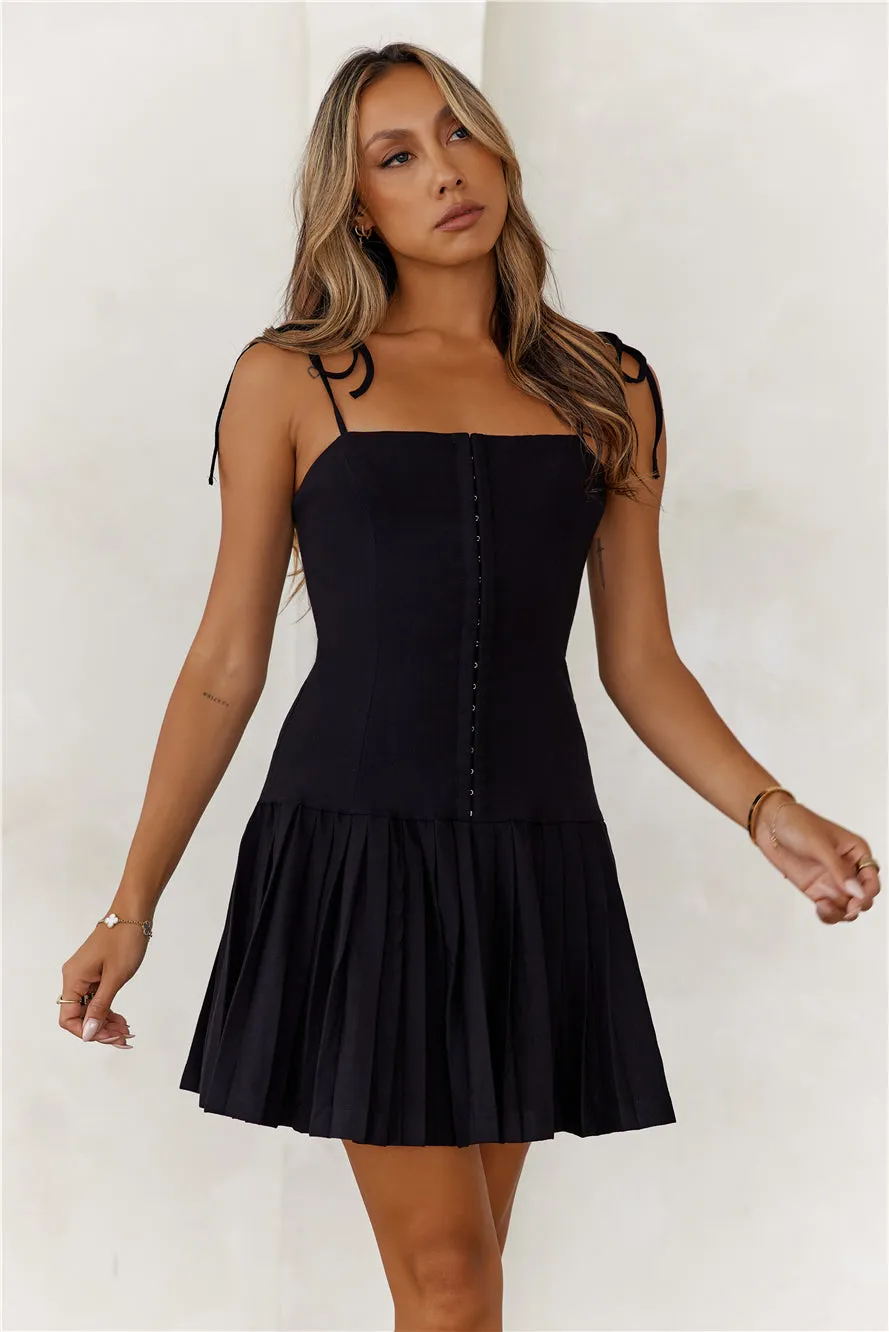 Daytime Dreaming Mini Dress Black sold by Hello Molly product image thumbnail 4