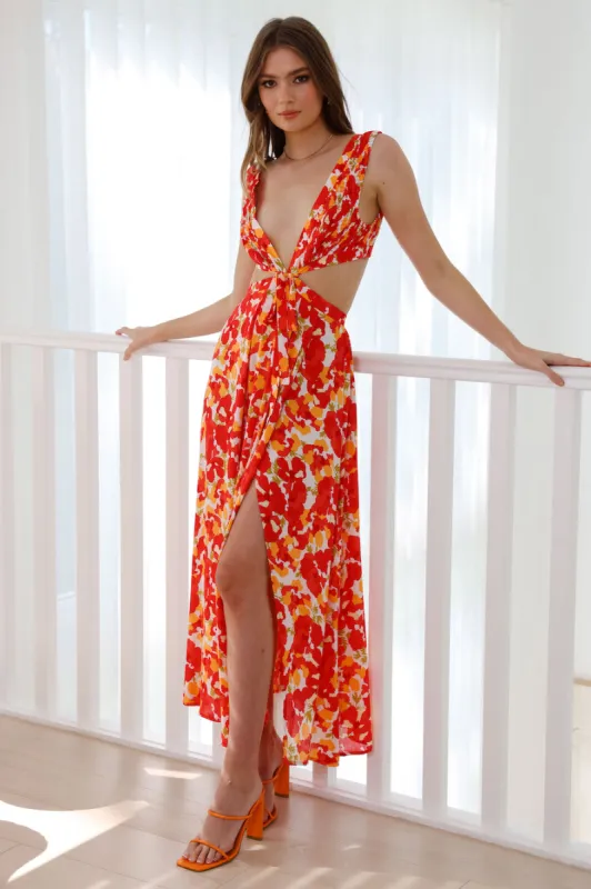 Free Love Maxi Dress Red sold by Hello Molly
