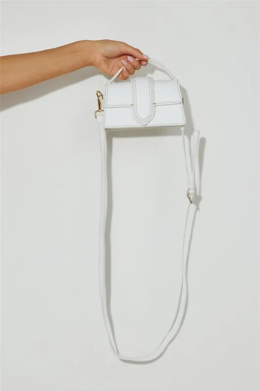 BILLINI Zita Handle Bag White sold by Hello Molly