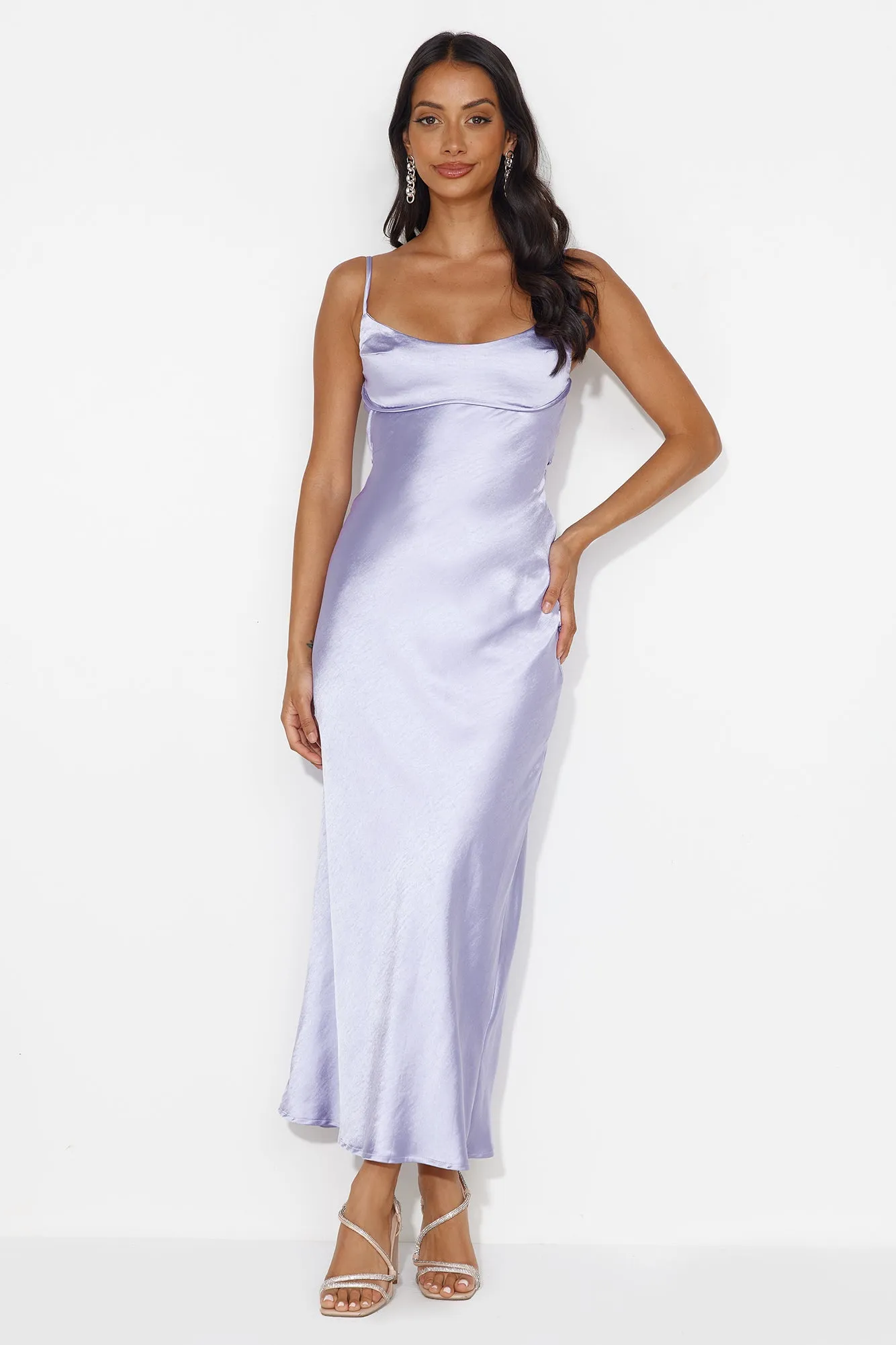 Feels Like Luxe Maxi Dress Purple sold by Hello Molly