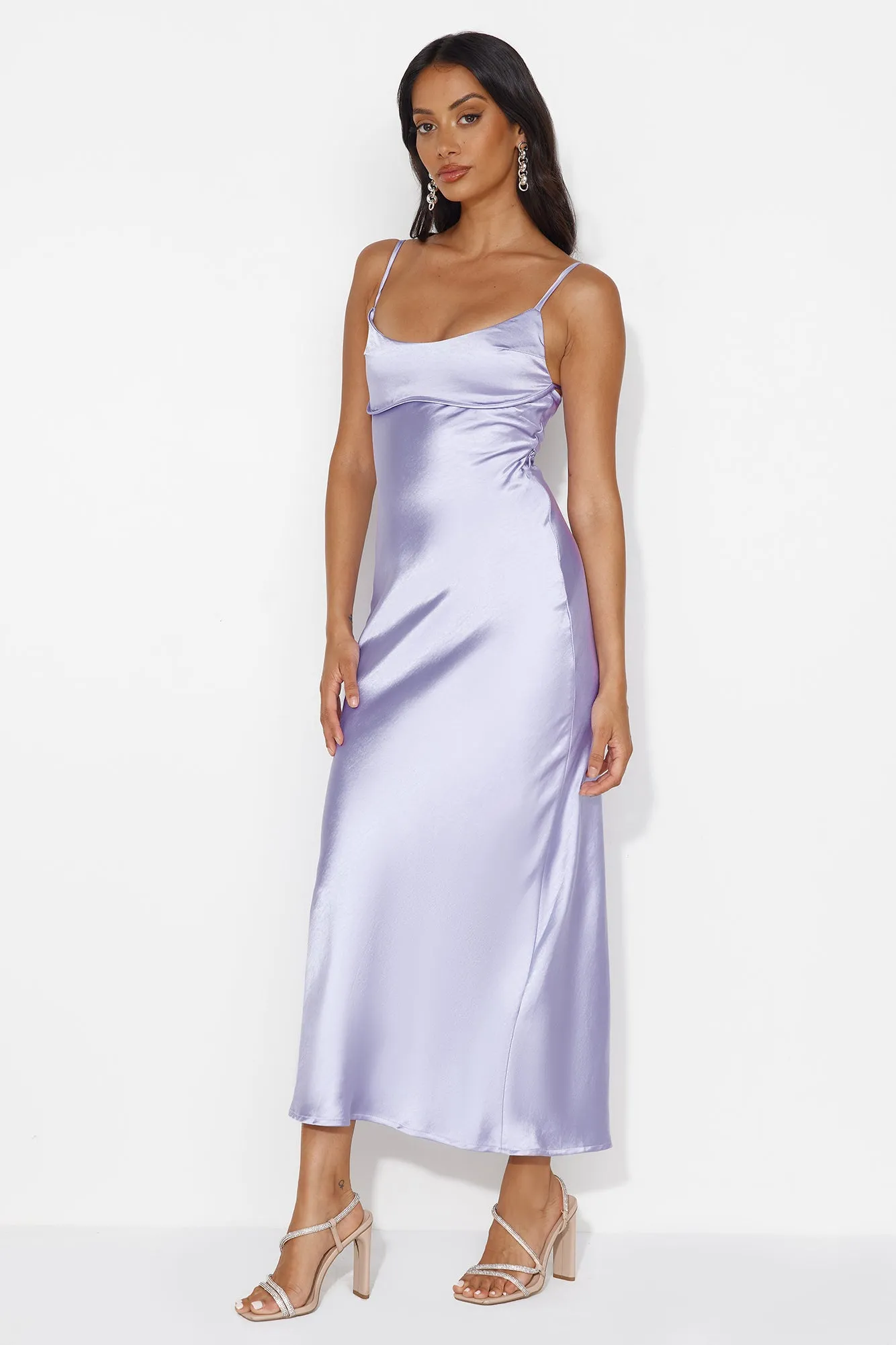 Feels Like Luxe Maxi Dress Purple sold by Hello Molly product image thumbnail 2