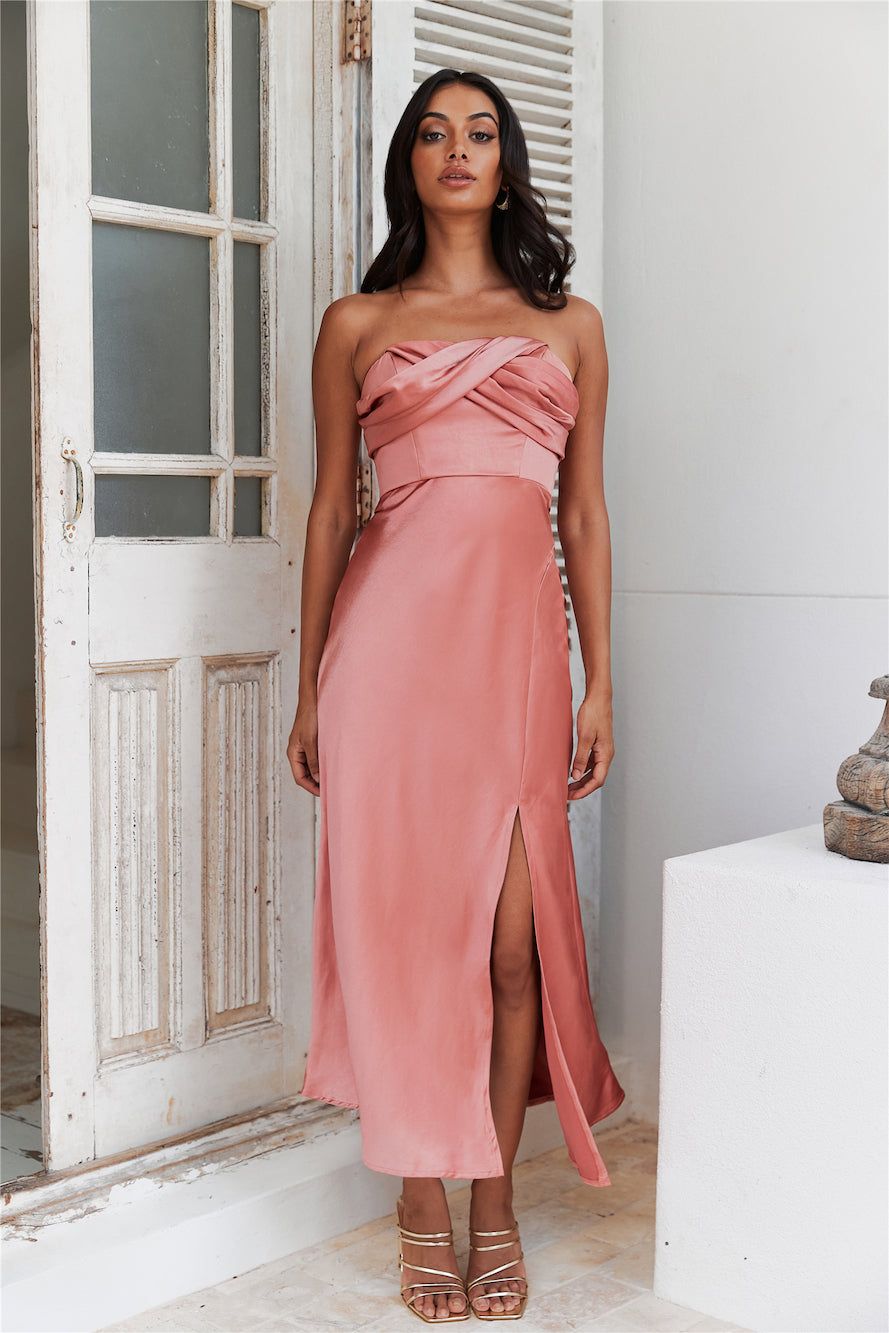Keeping It Real Maxi Dress Rose sold by Hello Molly product image thumbnail 3