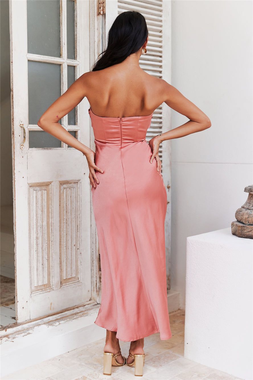 Keeping It Real Maxi Dress Rose sold by Hello Molly product image thumbnail 4