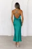 Special Invitation Satin Midi Dress Teal sold by Hello Molly