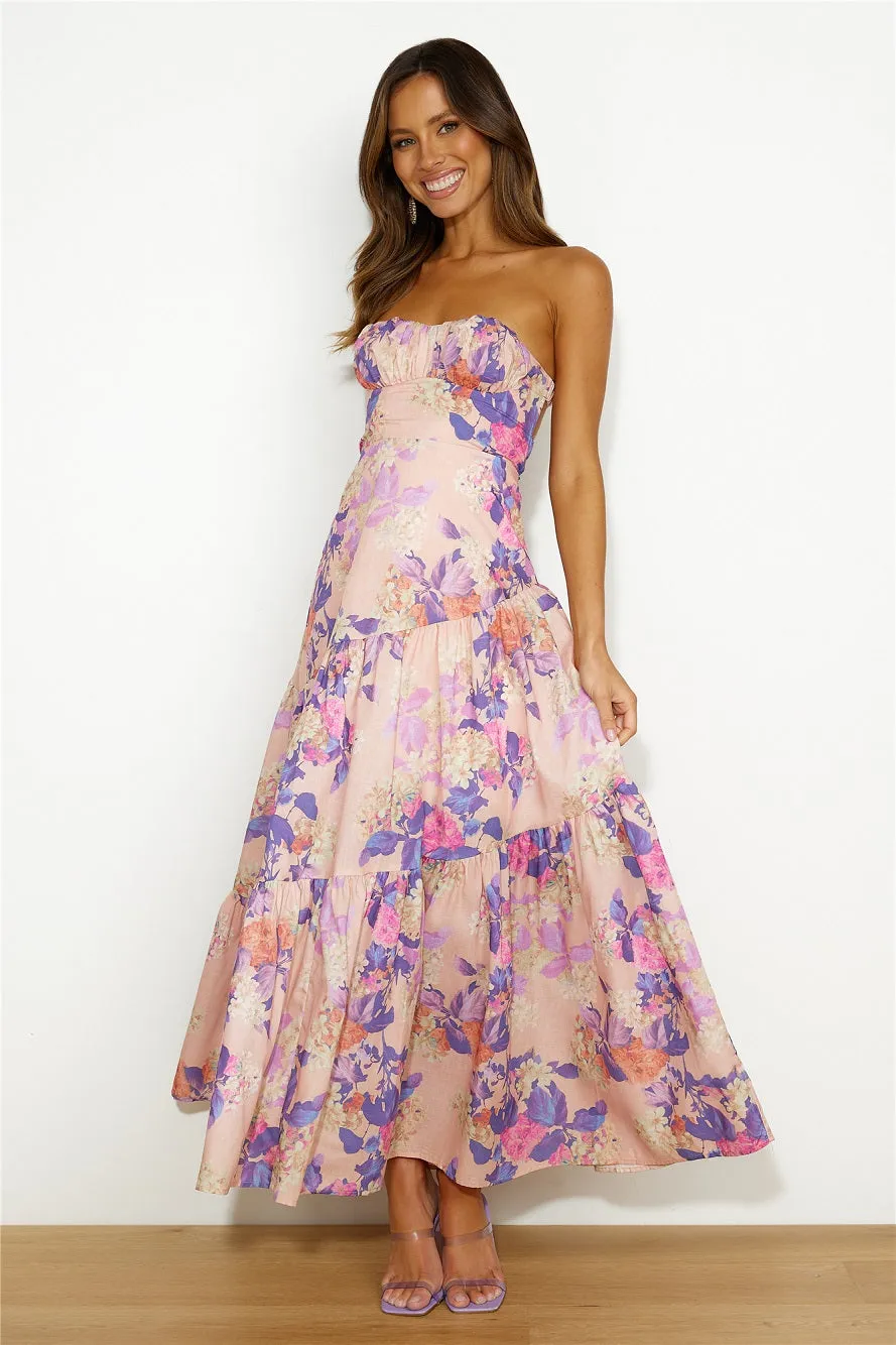 Summer Girl Maxi Dress Peach sold by Hello Molly product image thumbnail 2