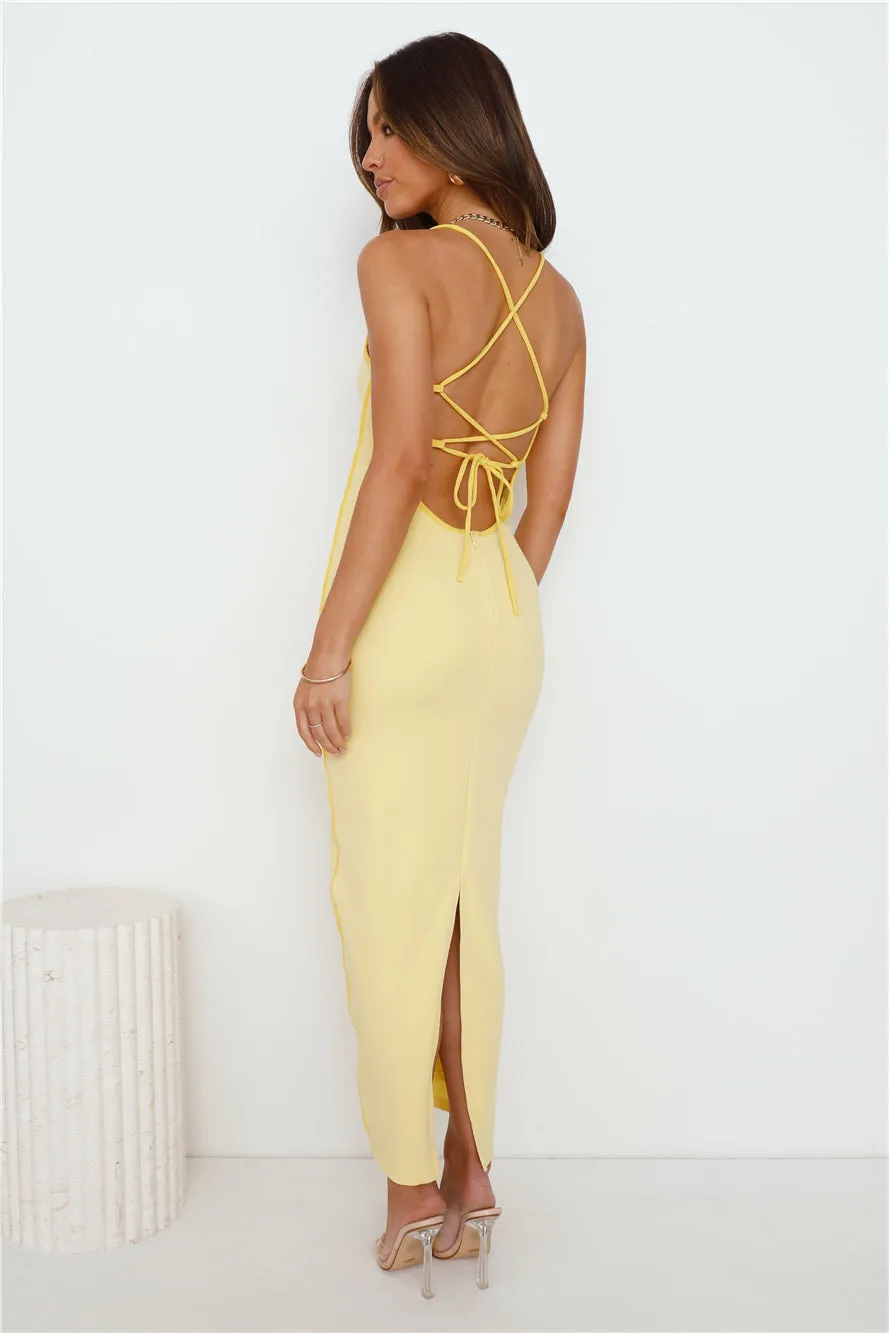 Fanciest Girl Maxi Dress Yellow sold by Hello Molly product image thumbnail 4
