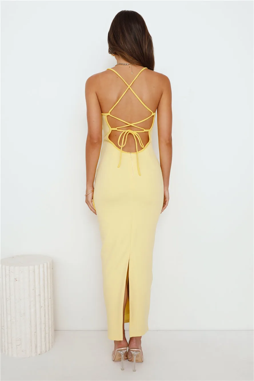 Fanciest Girl Maxi Dress Yellow sold by Hello Molly product image thumbnail 5
