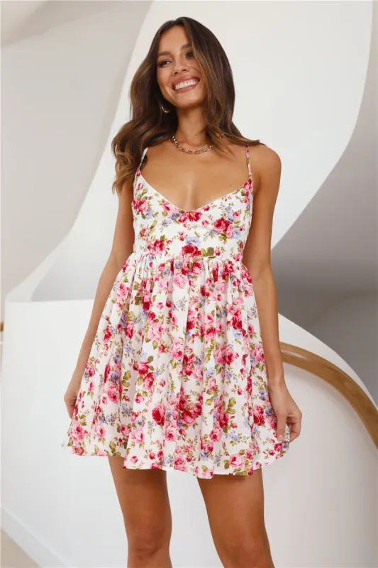 HELLO MOLLY Sweet Thoughts Mini Dress Pink sold by Hello Molly