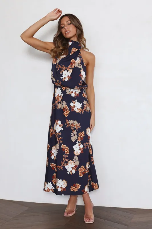 Switch Over Satin Maxi Dress Black sold by Hello Molly