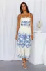 Sunny Times Midi Dress Blue sold by Hello Molly