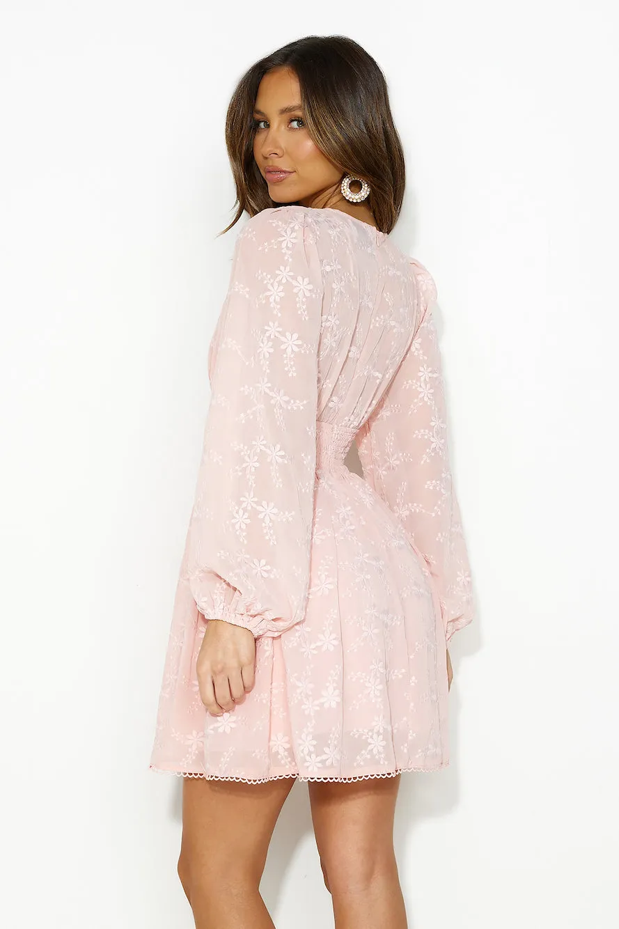 Flower Patch Mini Dress Pink sold by Hello Molly product image thumbnail 4