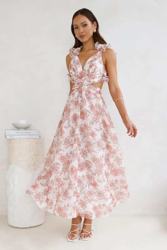Extra Guest Maxi Dress Pink sold by Hello Molly