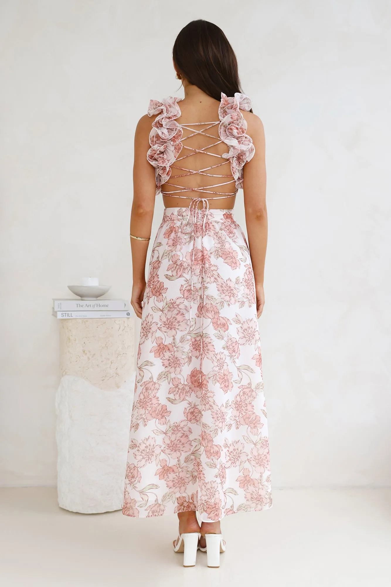 Extra Guest Maxi Dress Pink sold by Hello Molly product image thumbnail 5