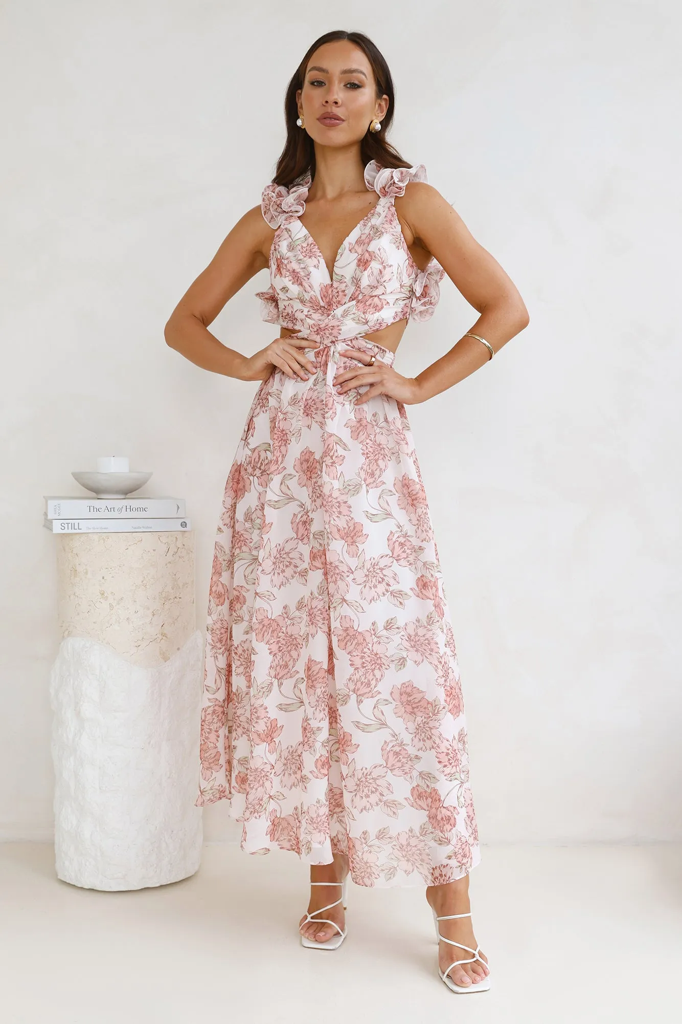 Extra Guest Maxi Dress Pink sold by Hello Molly product image thumbnail 3
