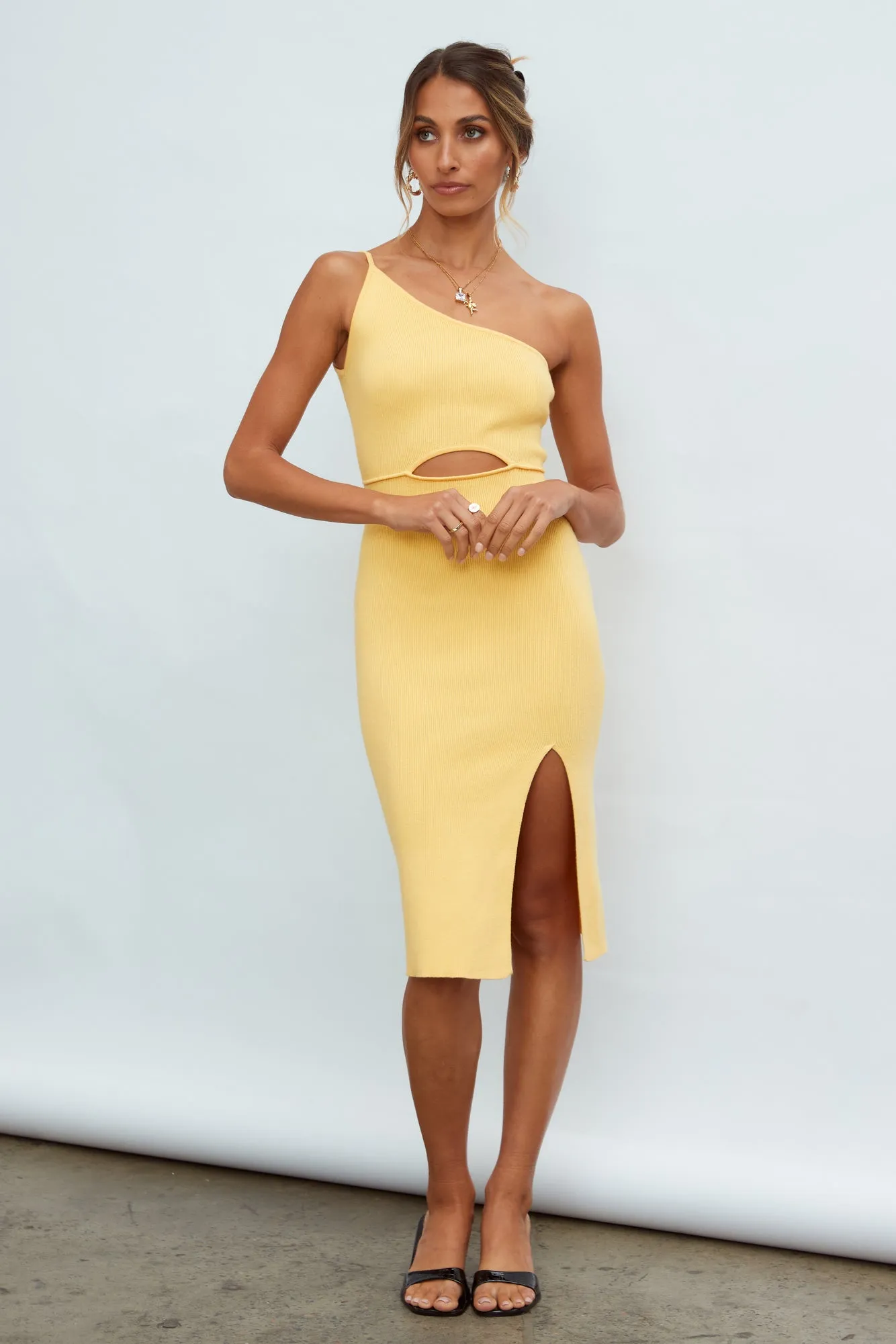 Jade Midi Dress Yellow sold by Hello Molly product image thumbnail 5