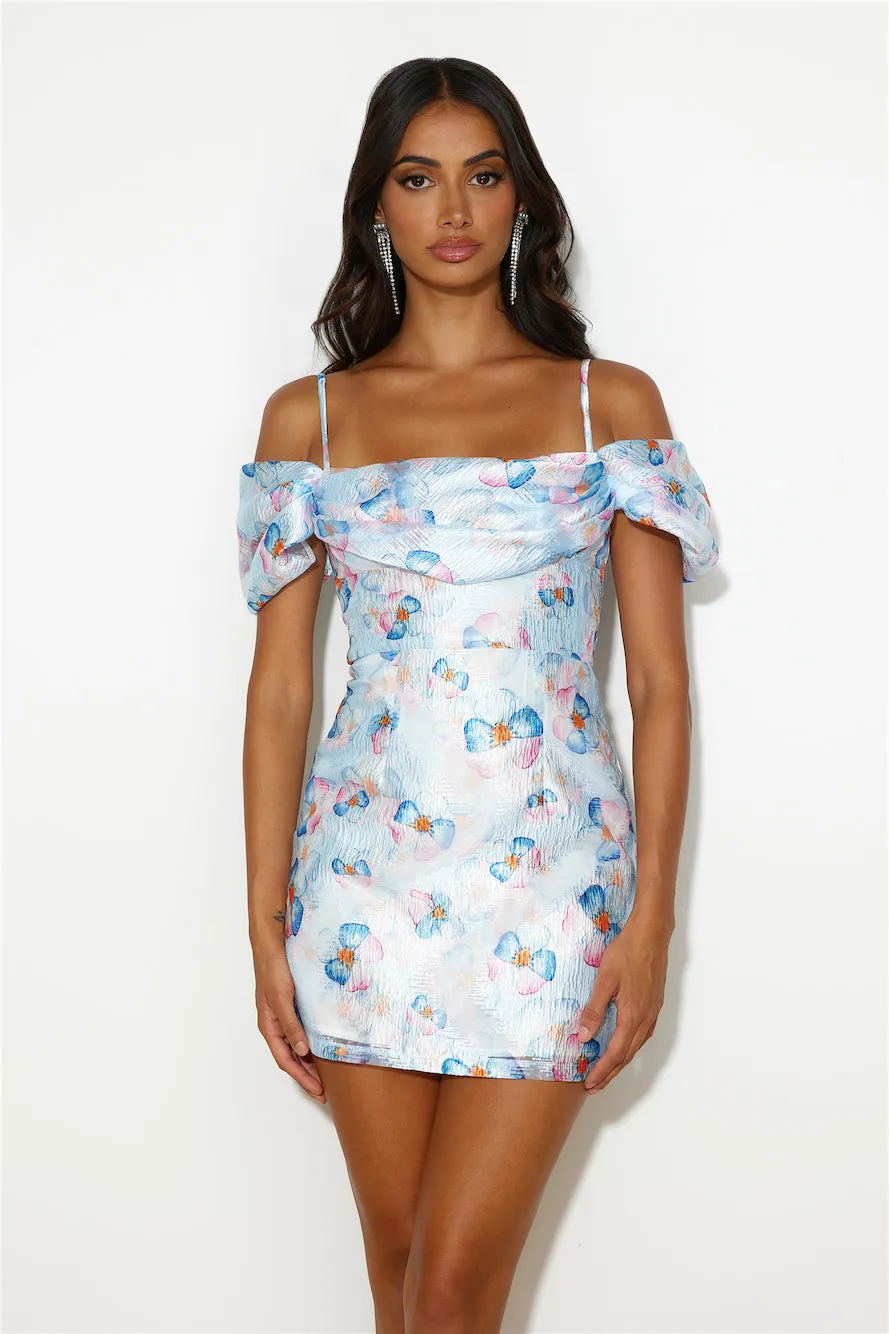 All The Vibes Mini Dress Blue sold by Hello Molly product image thumbnail 5