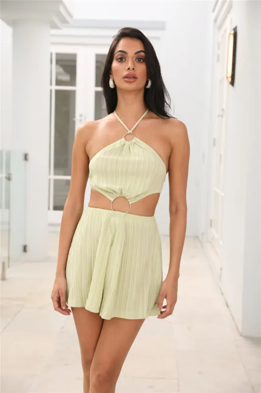 Long Island Romper Green sold by Hello Molly