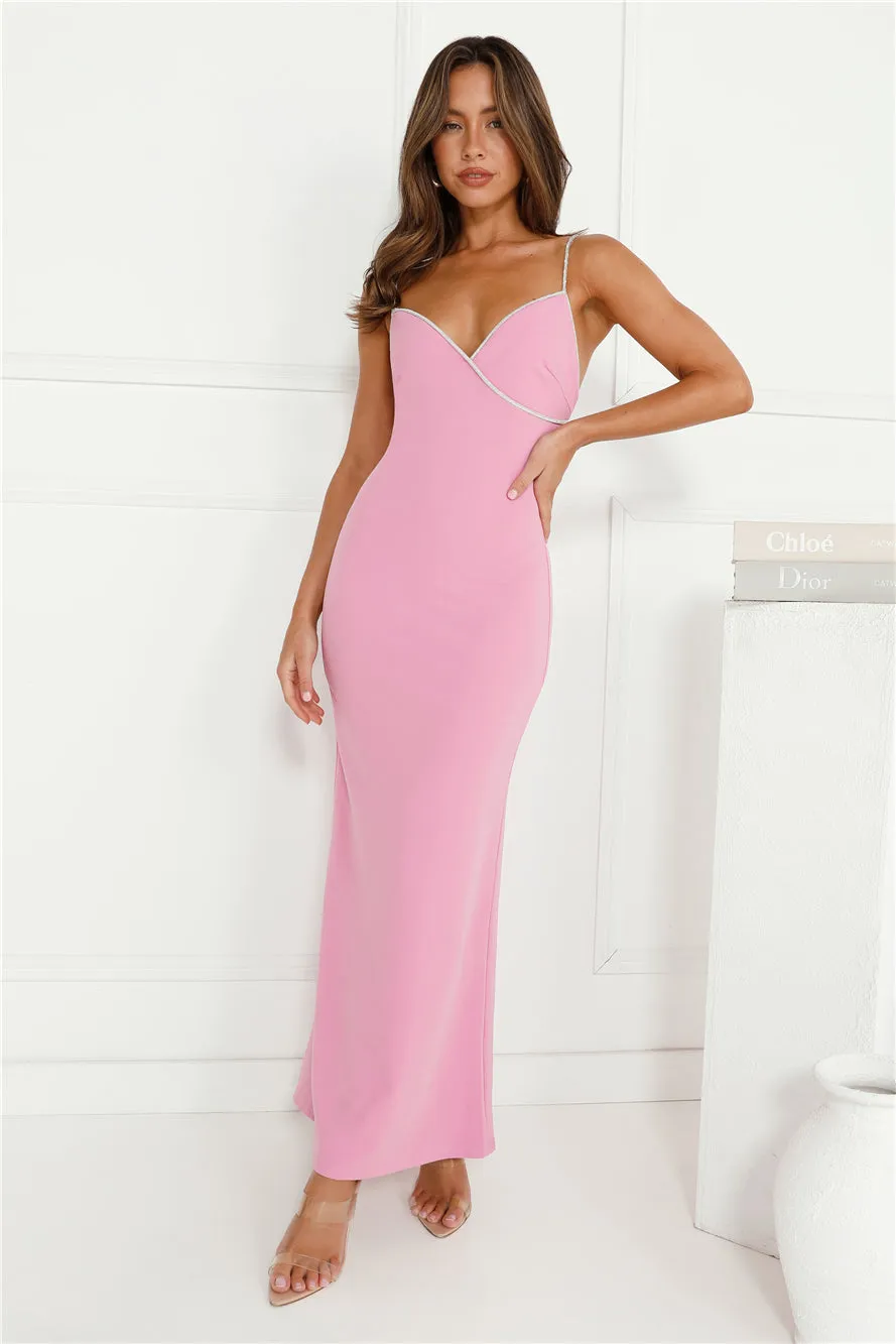 Crystal Glitz Maxi Dress Pink sold by Hello Molly product image thumbnail 2