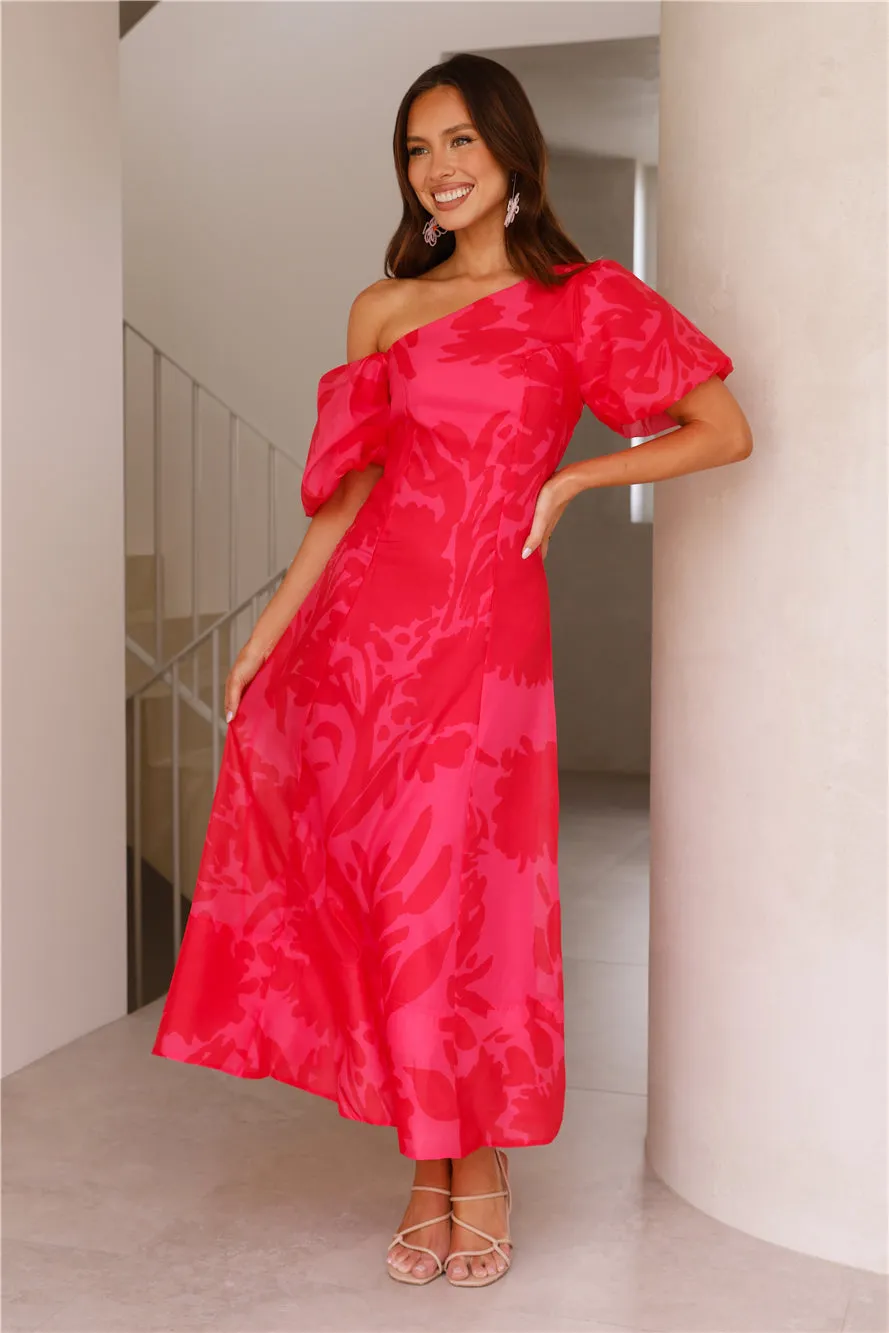 Shadows In The Sun Midi Dress Pink sold by Hello Molly product image thumbnail 5