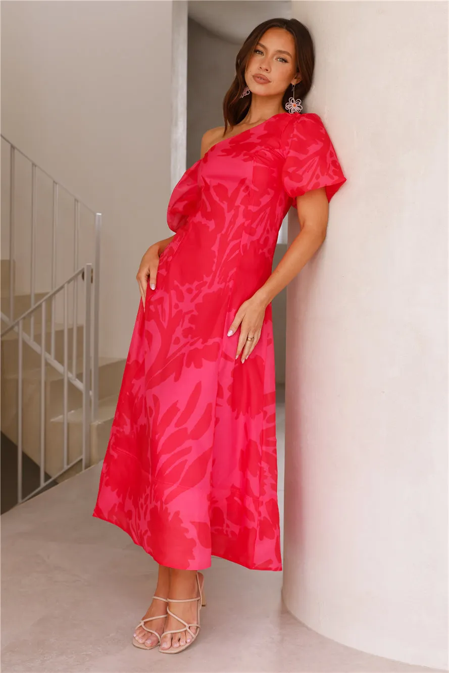 Shadows In The Sun Midi Dress Pink sold by Hello Molly product image thumbnail 2