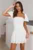 HELLO MOLLY Curious Girl Mini Dress White sold by Hello Molly