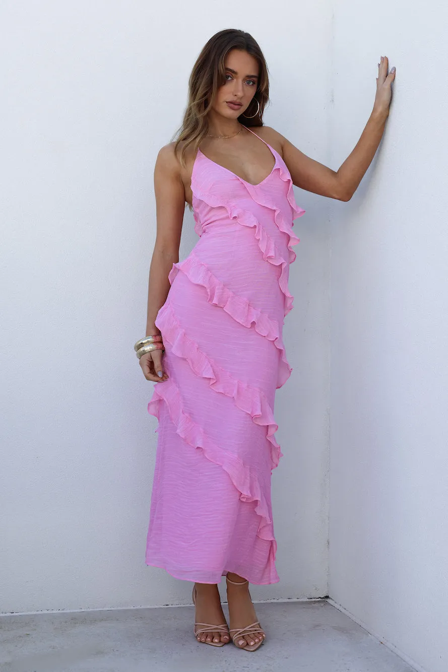 What A Beauty Maxi Dress Pink sold by Hello Molly product image thumbnail 2