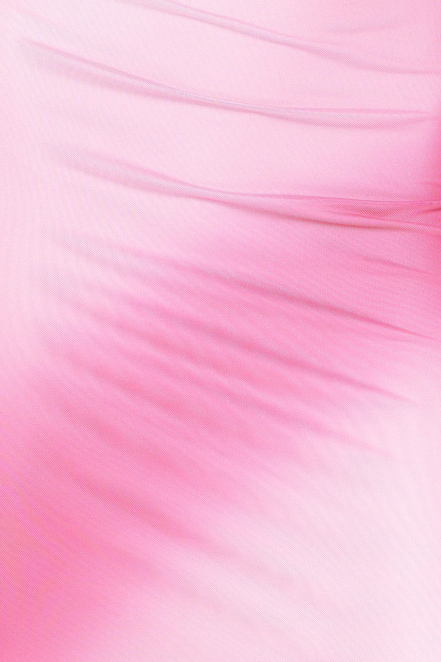 Creamy Dessert Mesh Maxi Dress Pink sold by Hello Molly product image thumbnail 5