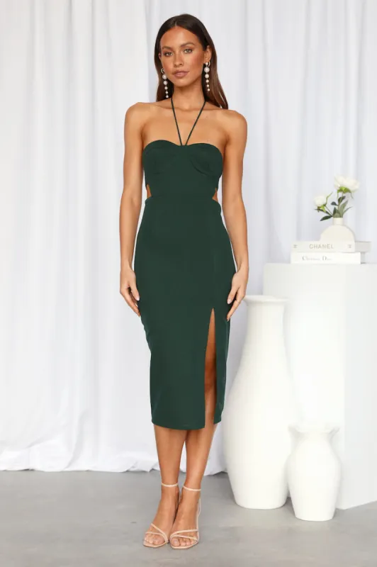 Lolly Pop Midi Dress Green sold by Hello Molly