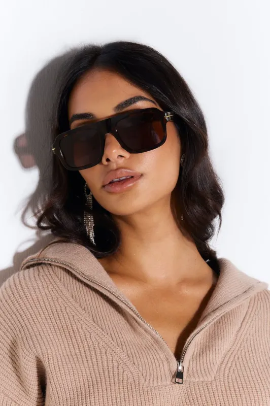 BANBE The Karlie Sunglasses Havana Auburn sold by Hello Molly