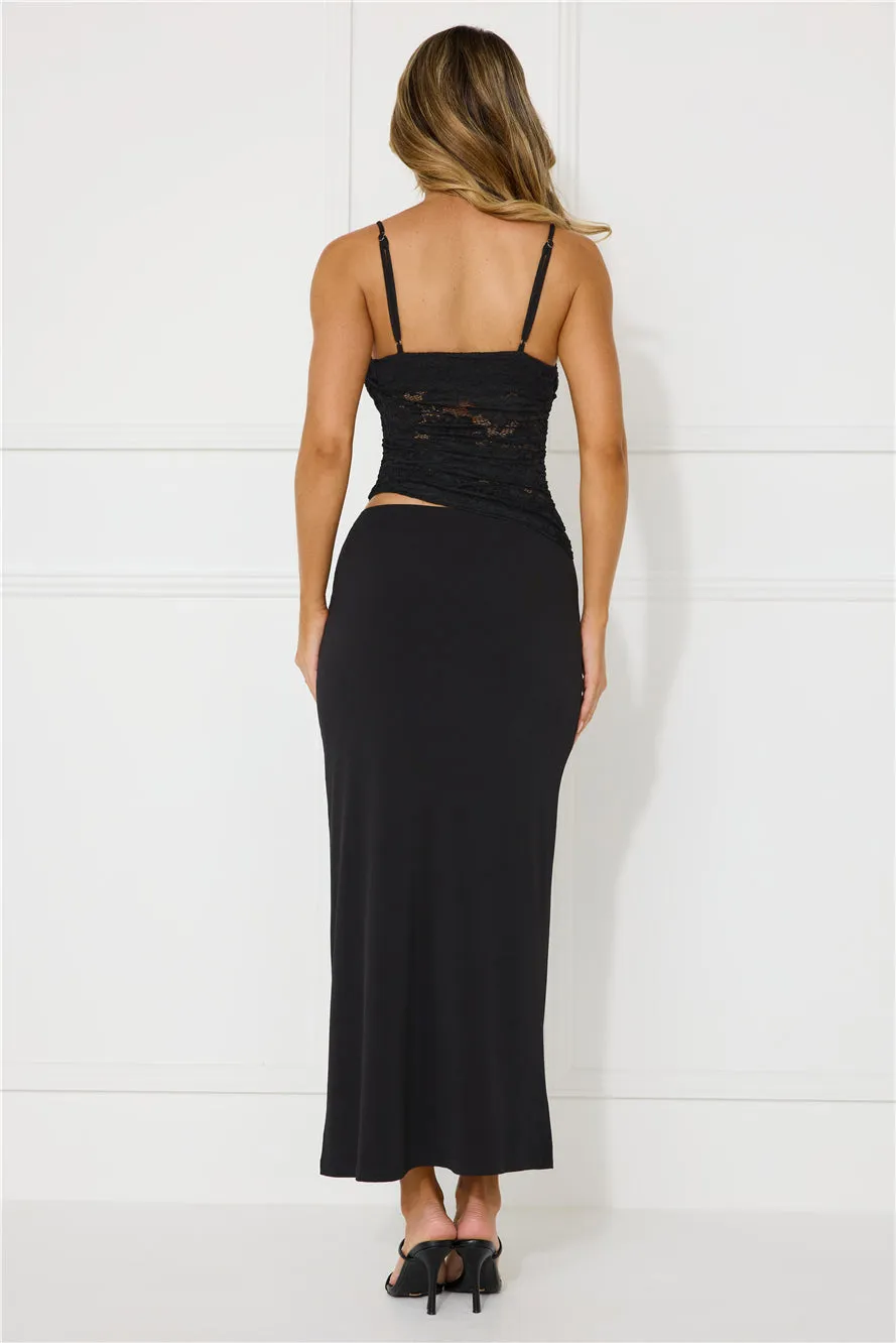 Stylish Luxury Lace Maxi Dress Black sold by Hello Molly product image thumbnail 4