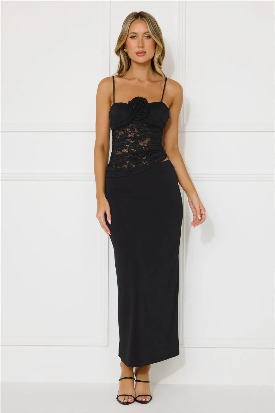 Stylish Luxury Lace Maxi Dress Black sold by Hello Molly product image thumbnail 2