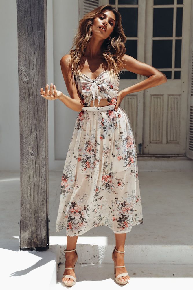 Day Of Destiny Midi Dress Pink sold by Hello Molly