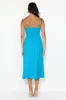Channeling Moods Midi Dress Blue sold by Hello Molly