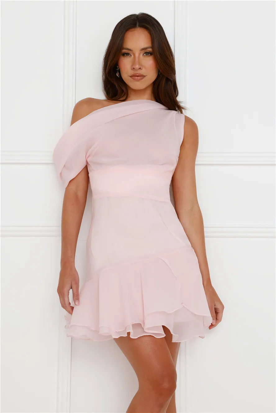 Fashion Haven Off Shoulder Mini Dress Pink sold by Hello Molly product image thumbnail 4
