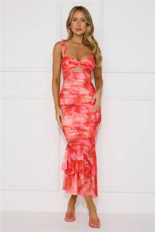 Fantasy Forest Mesh Maxi Dress Print sold by Hello Molly