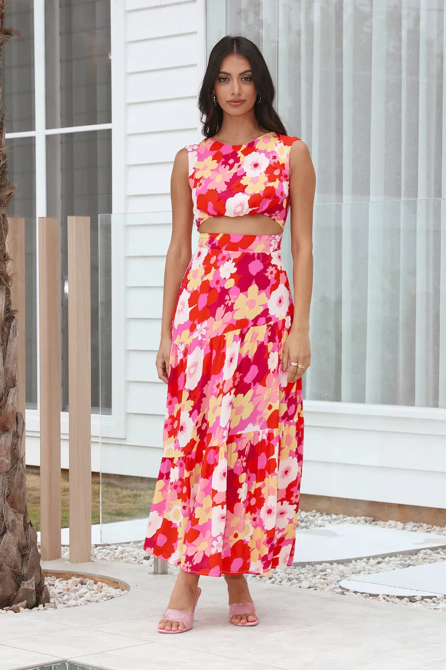 Picnic At Sunset Maxi Dress Pink sold by Hello Molly product image thumbnail 3