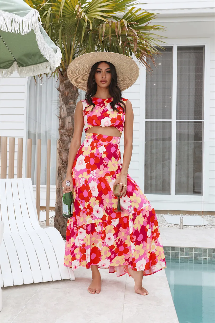 Picnic At Sunset Maxi Dress Pink sold by Hello Molly product image thumbnail 5