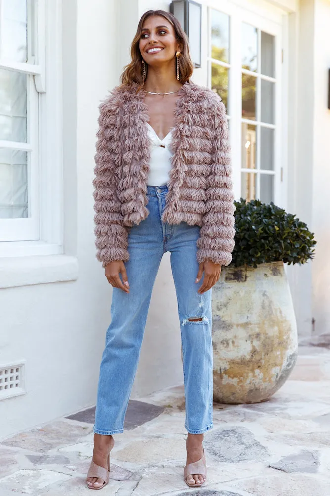 Shake It Out Jacket Camel sold by Hello Molly