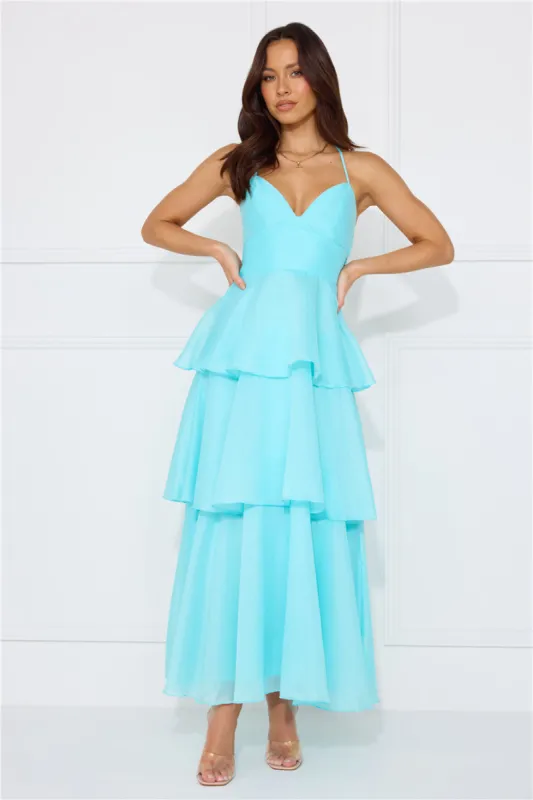 Mysterious Beauty Maxi Dress Mint sold by Hello Molly