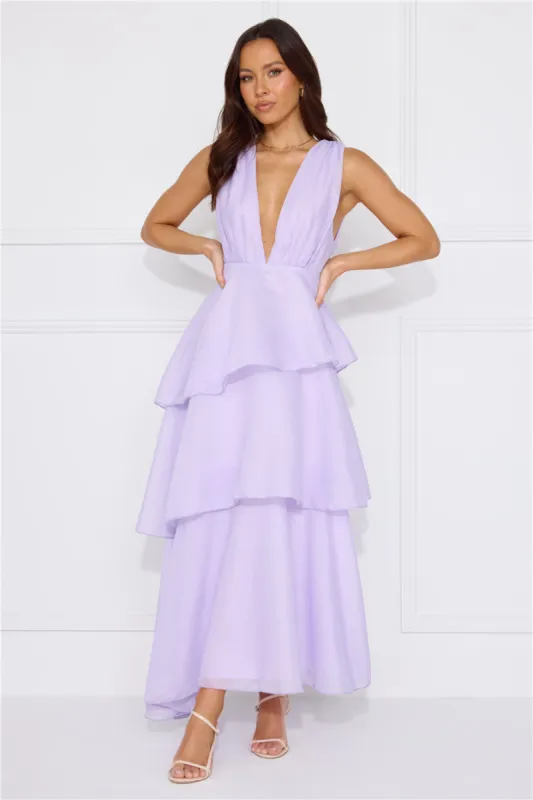 Fashion Zone Maxi Dress Lilac sold by Hello Molly