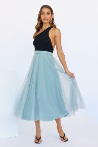 Keeping It Smart Midi Skirt Sage sold by Hello Molly