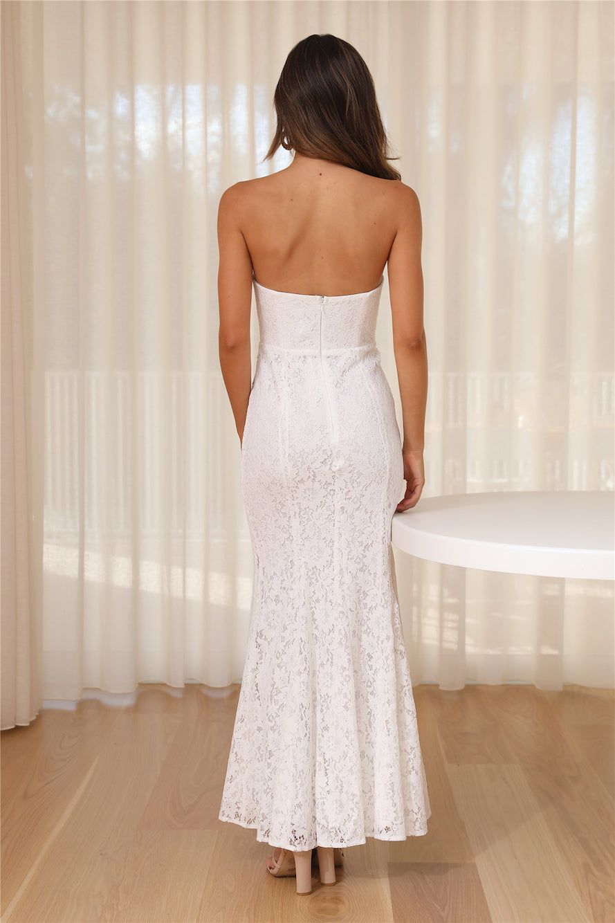 Lace Vacation Maxi Dress White sold by Hello Molly product image thumbnail 4