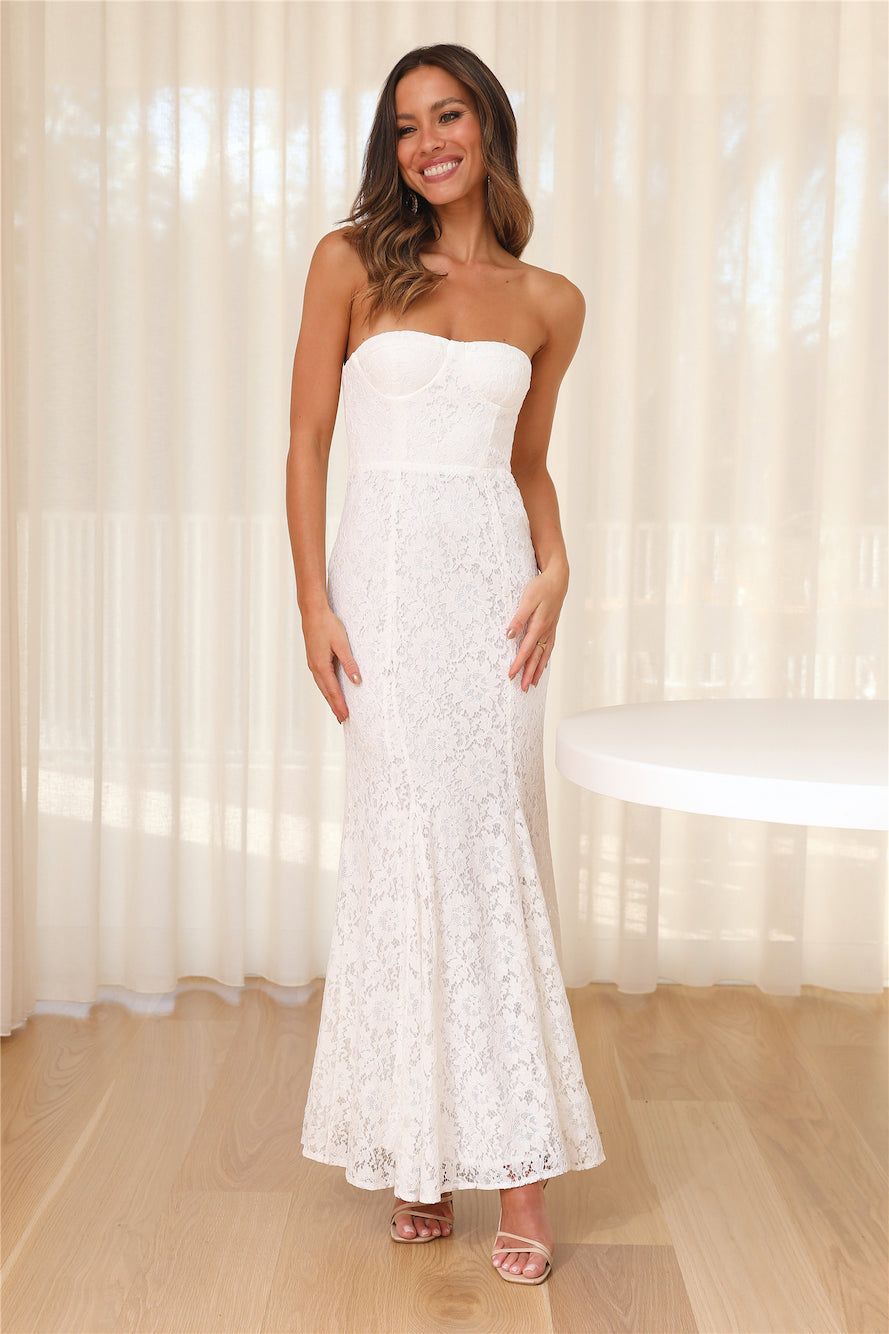 Lace Vacation Maxi Dress White sold by Hello Molly product image thumbnail 2