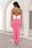 Champagne Status Maxi Dress Hot Pink sold by Hello Molly