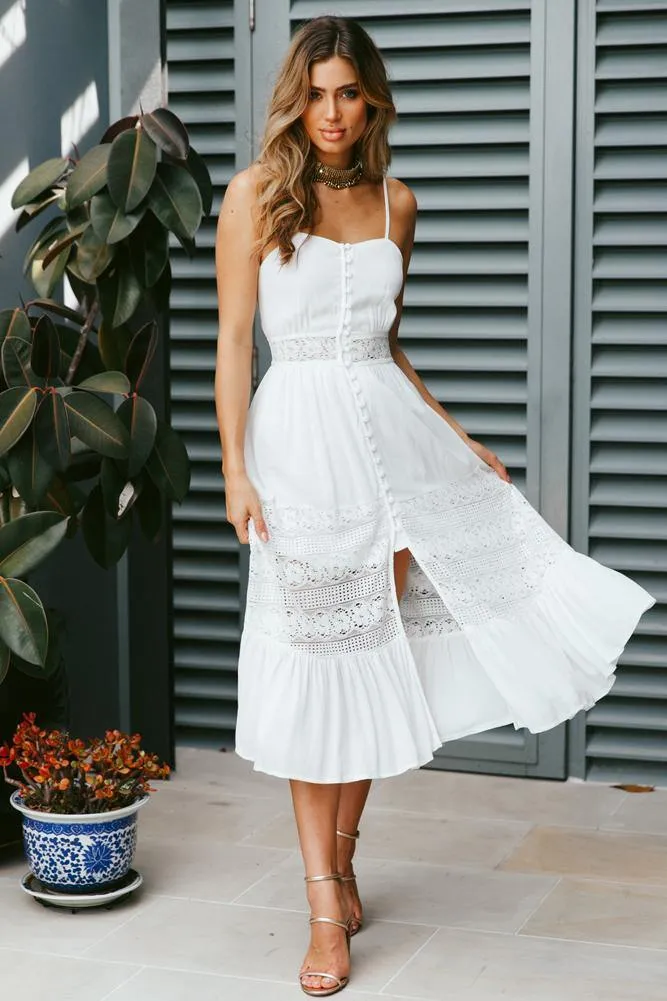 Summer In Monte Carlo Maxi Dress White sold by Hello Molly product image thumbnail 3