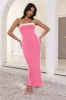 Champagne Status Maxi Dress Hot Pink sold by Hello Molly