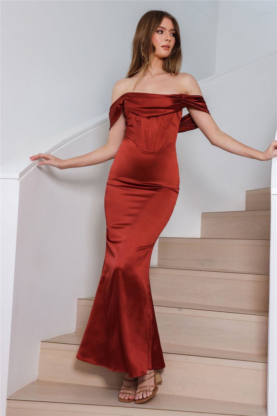 Kingdom Come Maxi Dress Brown sold by Hello Molly product image thumbnail 5