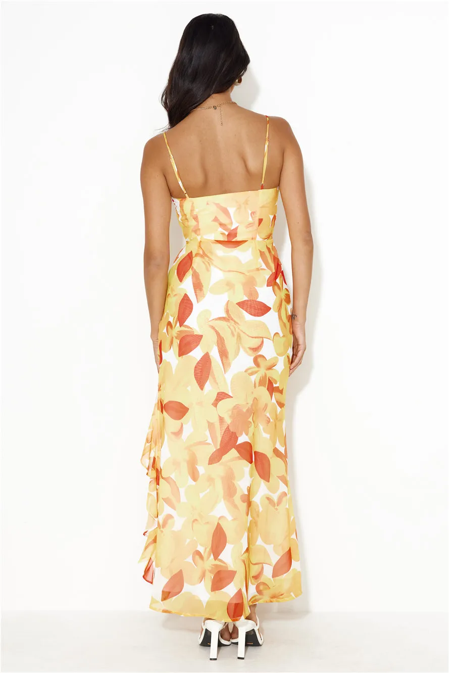 Hawaii Dream Maxi Dress Yellow sold by Hello Molly product image thumbnail 5